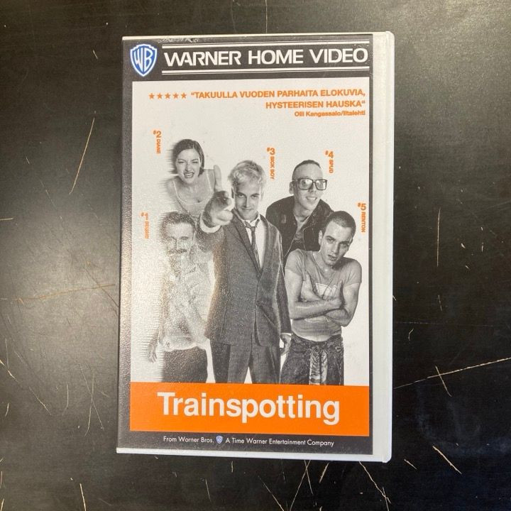 Trainspotting VHS (VG+/M-) -draama-